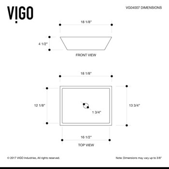 VG04007 Product Dimensions