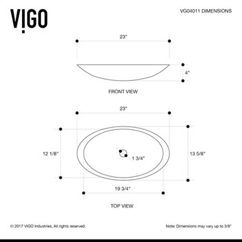VG04011 Product Dimensions