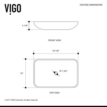 VG07085 Product Dimensions