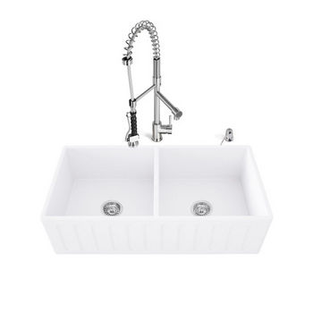 Sink Set, White Background