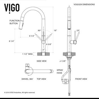 VG15755 Faucet Specifications