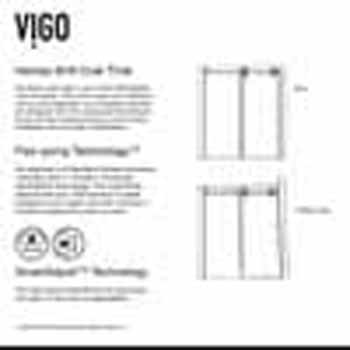VIGO Shower Door Smart Adjust