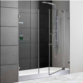 Vigo 60-Inch Frameless Shower Door