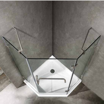 Vigo 36 X 36 Frameless Neo-Angle Shower Enclosure