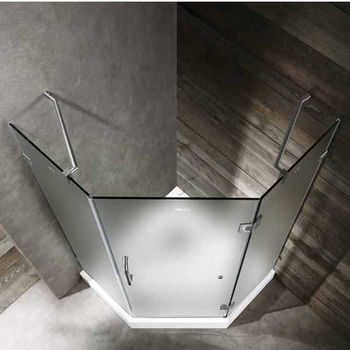 Vigo 36 X 36 Frameless Neo-Angle Shower Enclosure