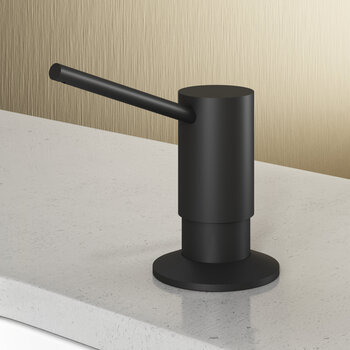 Vigo Braddock Collection Matte Black 360-Degree Swivel Soap Dispenser