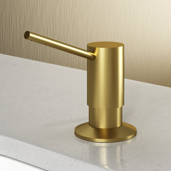 Vigo Braddock Collection Matte Brushed Gold 360-Degree Swivel Soap Dispenser