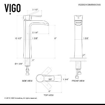 VGT1232 Faucet Specification