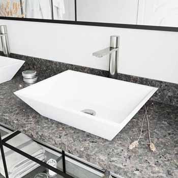 Sink & Gotham Faucet in Brushed Nickel w/ Pop-Up Drain