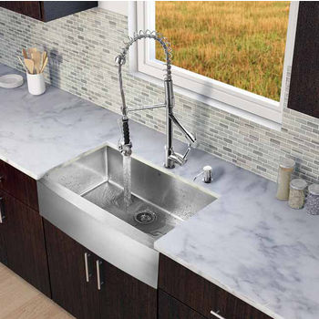 Kitchen Faucet & Sink Sets - Stainless Steel with Multiple Finishes and ...