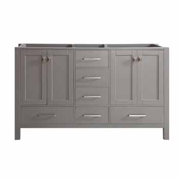 60'' Grey - No Mirror - Base Vanity - Without Top