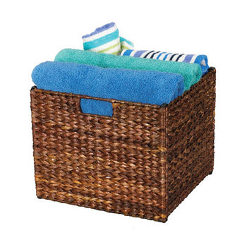 Baskets - Pull-out Chrome Wire Or Wicker Storage Baskets For Base 