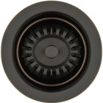 Whitehaus Waste Disposer Trim for Deep Fireclay Sink Applications, Mahogany Bronze