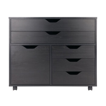 Halifax North America Narrow 55.75 High Bathroom Cabinet with 3 Drawers and 2 Tier Shelf | Mathis Home