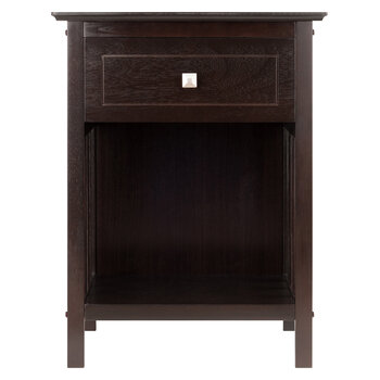 Winsome Wood Marcel Collection Accent Table, Nightstand, Coffee Front View