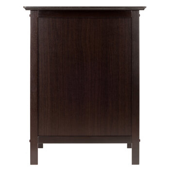 Winsome Wood Marcel Collection Accent Table, Nightstand, Coffee Back View