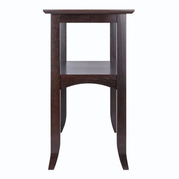 Winsome Wood Camden Collection Console Table, Coffee Side View