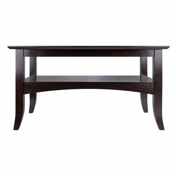 Winsome Wood Camden Collection Coffee Table, Coffee Front View