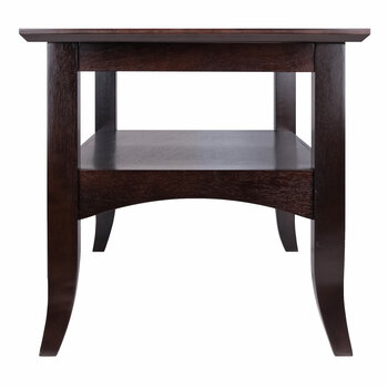 Winsome Wood Camden Collection Coffee Table, Coffee Side View