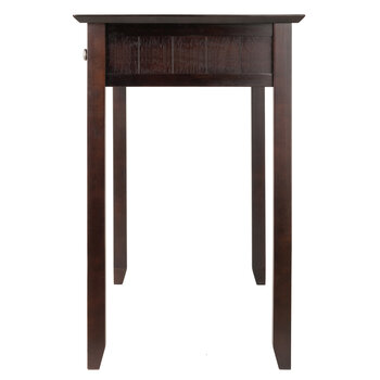 Winsome Wood Burke Collection Home Office Writing Desk, Coffee Side View