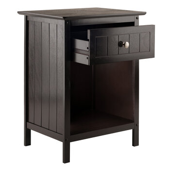 Winsome Wood Blair Collection Accent Table, Nightstand, Coffee Opened View