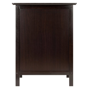 Winsome Wood Blair Collection Accent Table, Nightstand, Coffee Back View