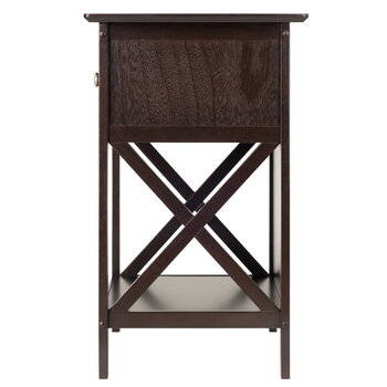 Winsome Wood Xylia Collection Accent Table, Nightstand, Coffee Side View