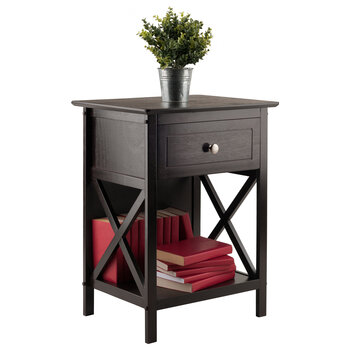 Winsome Wood Xylia Collection Accent Table, Nightstand, Coffee Prop View