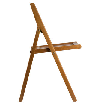 Winsome Wood Robin Teak 4-Piece Chair Set Side View