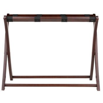 Winsome Wood Scarlett Collection Luggage Rack, Cappuccino Front View