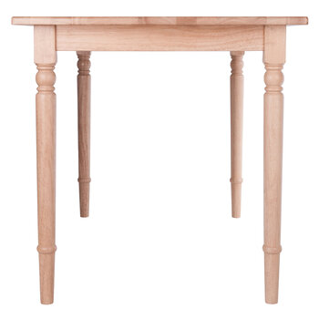 Winsome Wood Ravenna Collection Rectangle Dining Table, Natural Side View