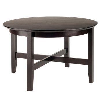 Winsome Wood Toby Collection Round Coffee Table, Espresso Product View