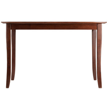 Winsome Wood Inglewood Collection Dining Table, Walnut Back View