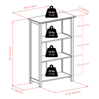 Storage Shelf Dimensions