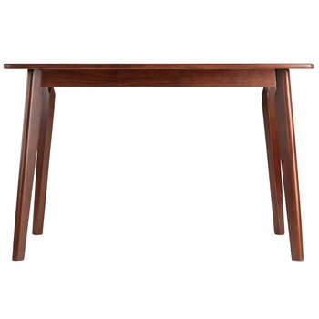Winsome Wood Shaye Collection Oblong Dining Table, Walnut Back View